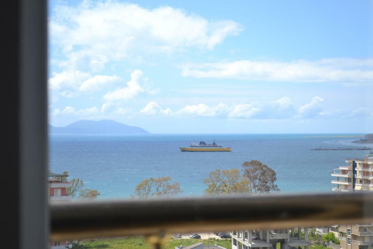 Seaview Penthouse 2 Bedrooms Apartment & Box Garage Vlorë Exterior foto